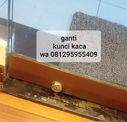 service kunci pintu kaca