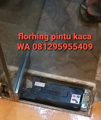 service florhing pintu kaca murah jakarta