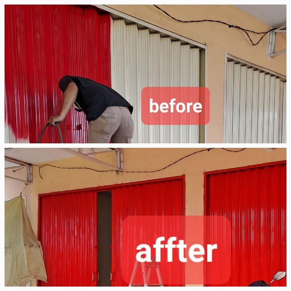 jasa cat folding gate termurah jakarta