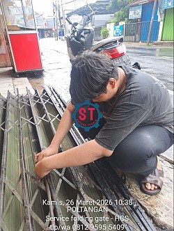 biaya service folding gate murah depok